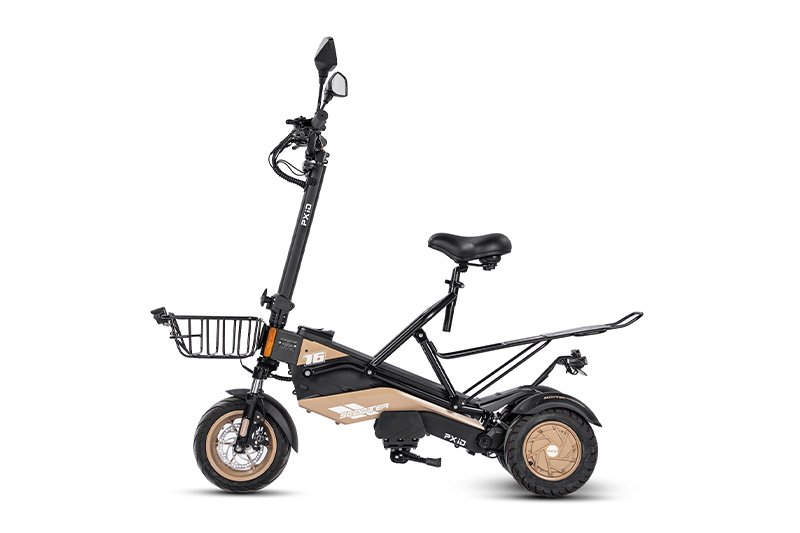 three wheel electric scooter with seat